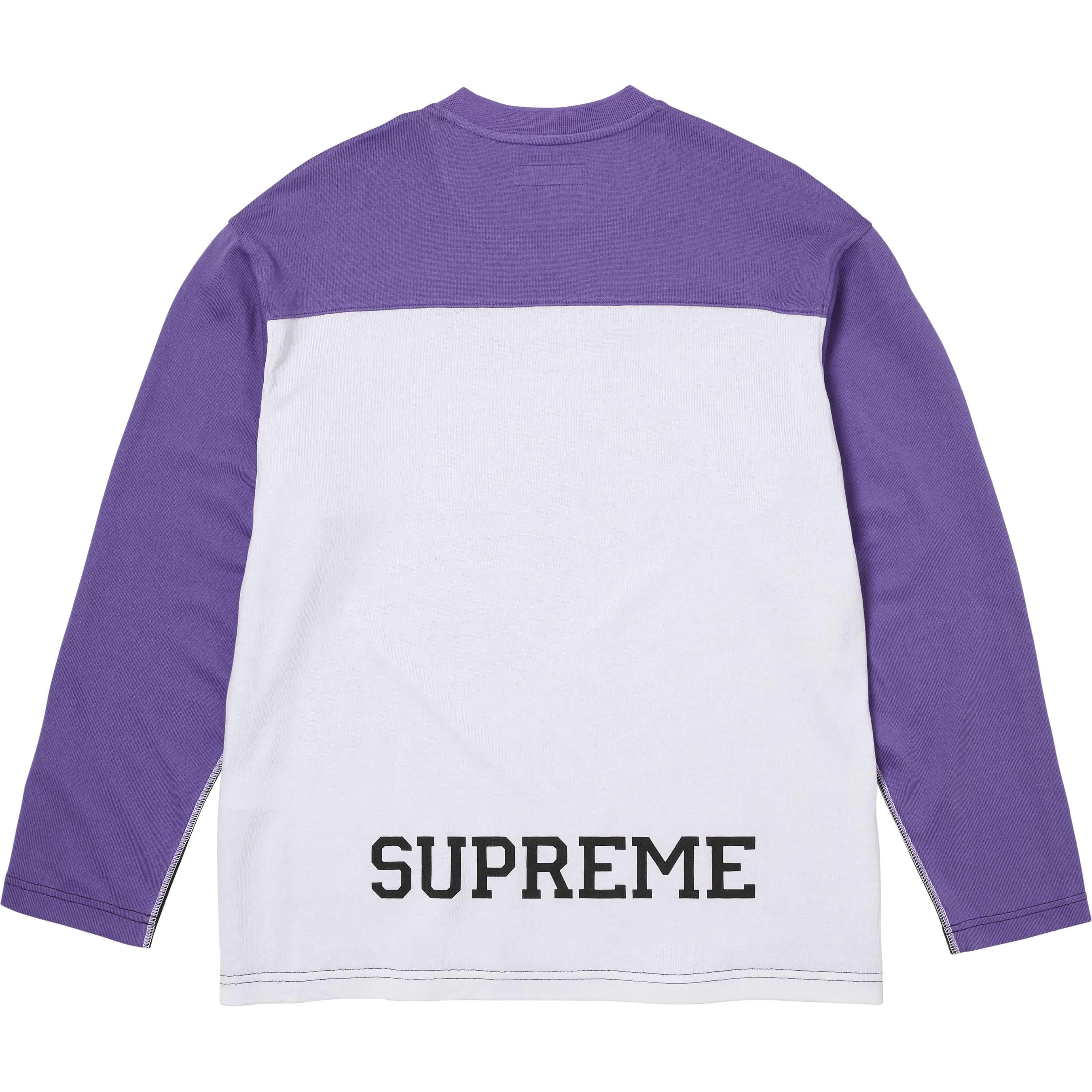 Split L/S Football Top view 8